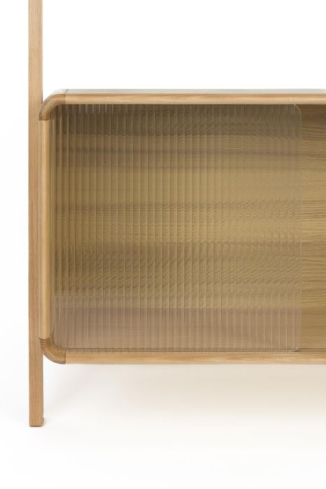 Estantería Madera Fresno Natural, 35 Cm