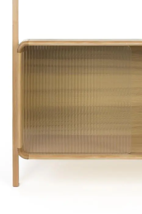 Estantería Madera Fresno Natural, 35 Cm