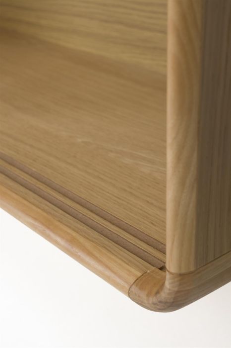 Estantería Madera Fresno Natural, 35 Cm