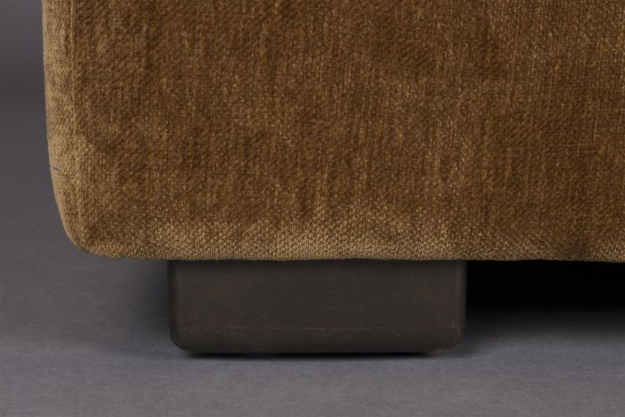 Sofá Tapizado Tejido Color Cognac, 214 Cm