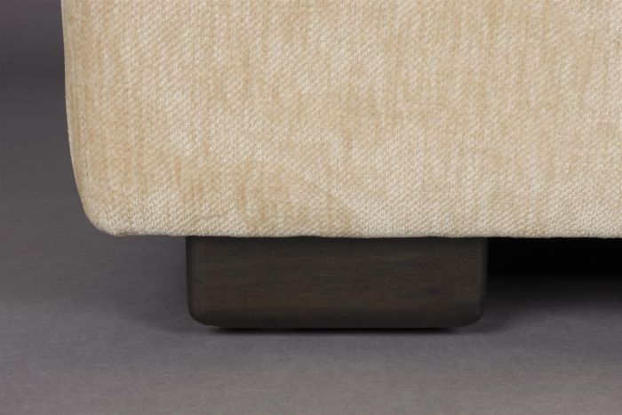 Sofá Tapizado Tejido Color Beige, 214 Cm