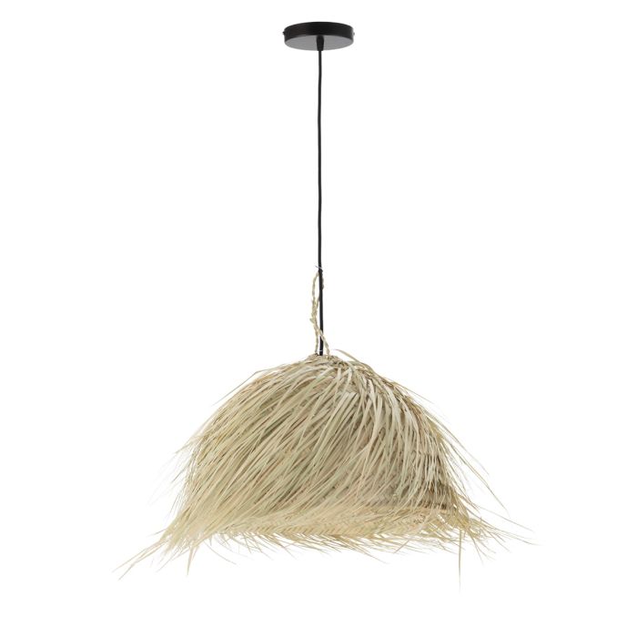 Lámpara de Techo Orgánica de Esparto Natural.