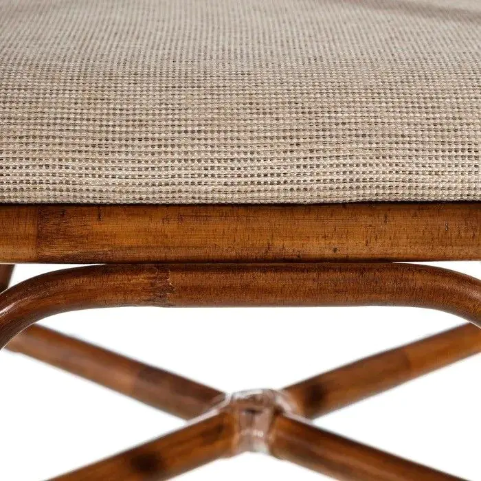 Silla Comedor Gris Marrón Ratán, 45 Cm