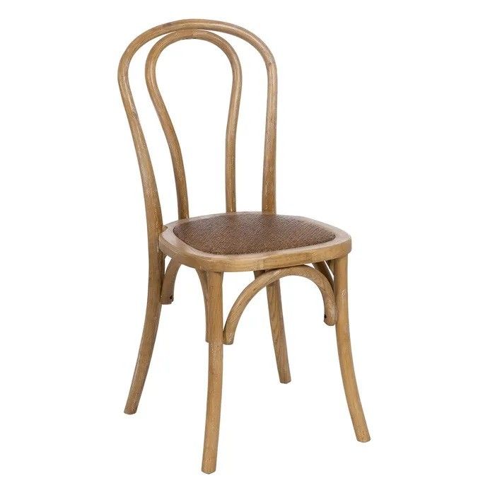 Silla Estilo Tropical Natural Rejilla, 42 Cm