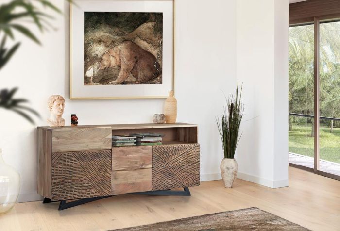 Mueble Aparador Amplio Almacenaje Madera