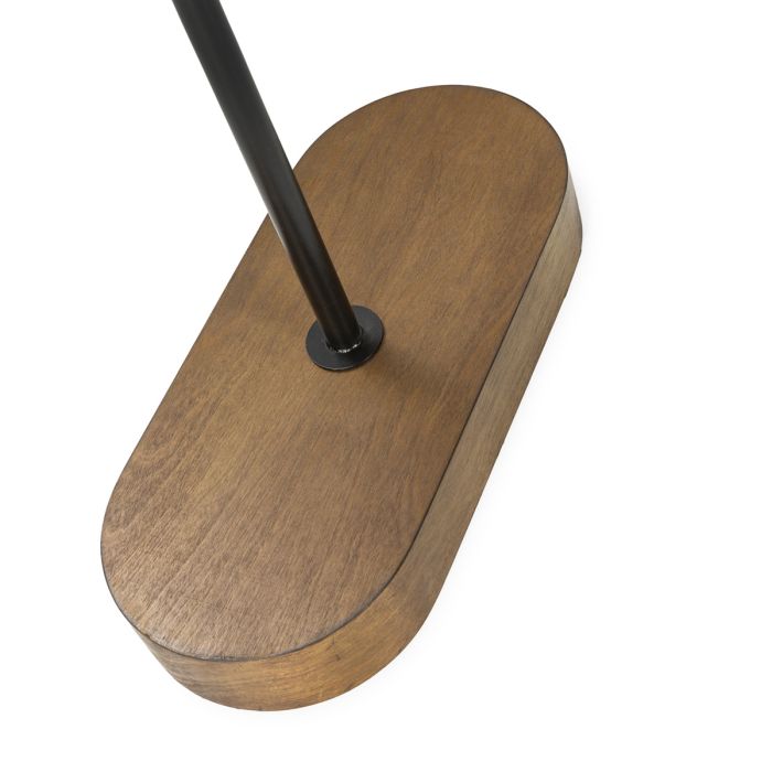 Espejo 45x20x167 Madera/Metal -- Negro/Color Madera