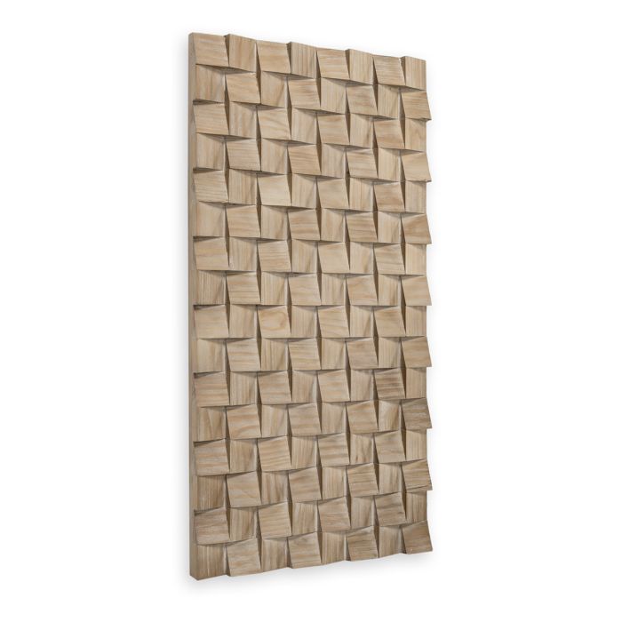 Escultura 56x5x111 Madera -- Natural
