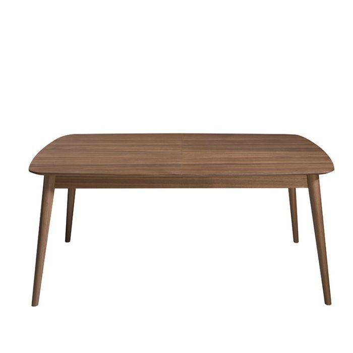 Mesa Comedor Extensible Madera Nogal, 180/220/260 Cm
