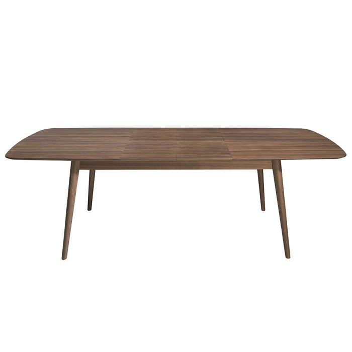 Mesa Comedor Extensible Madera Nogal, 180/220/260 Cm