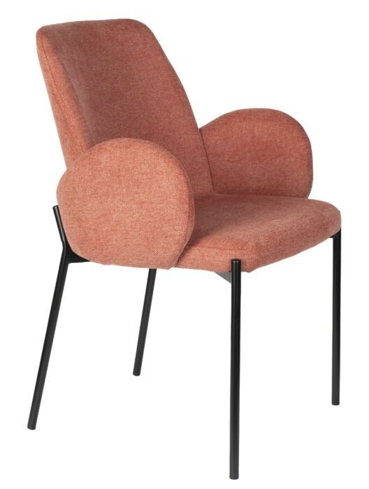 Silla Comedor Brazos Tjarda Rosa