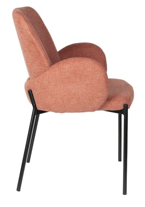 Silla Comedor Brazos  Rosa, 60 Cm