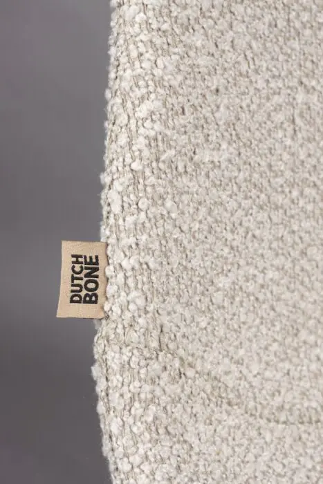 Silla Tejido Bouclé Beige, 56 Cm
