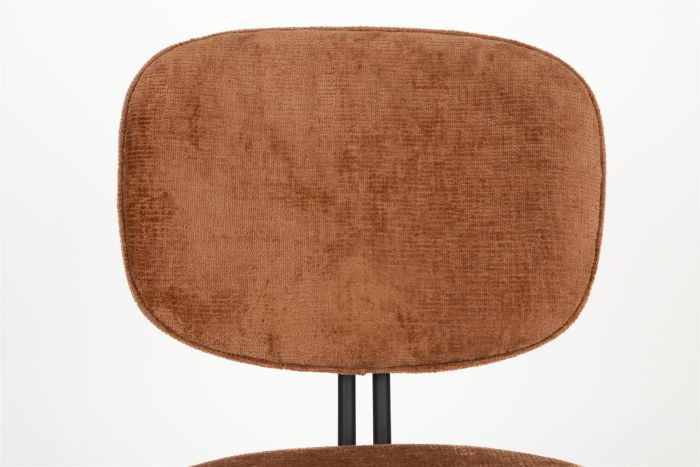 Silla Comedor Tejido Terracota Hierro, 50 Cm
