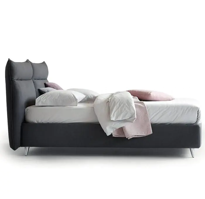 Cama Diseño Moderno  Blanco