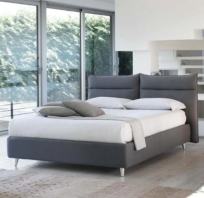 Cama Diseño Moderno  Blanco