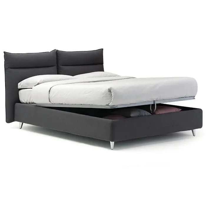 Cama Diseño Moderno  Blanco