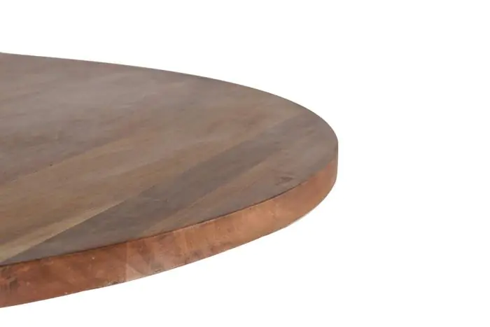 Mesa Redonda Comedor Color Natural