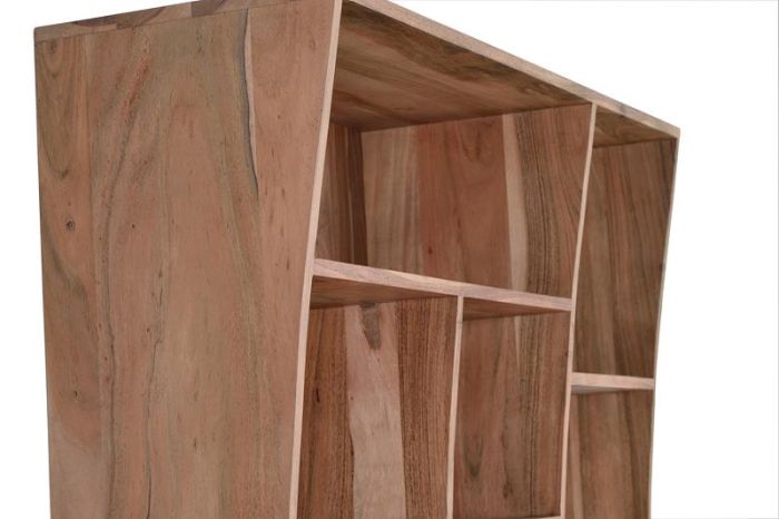 Libreria Madera Natural 13 Espacios, 200 Cm