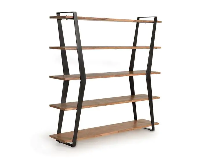 Libreria Acacia Natural Maciza Forja, 178 Cm