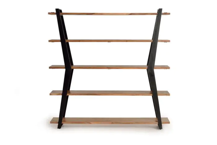 Libreria Acacia Natural Maciza Forja, 178 Cm