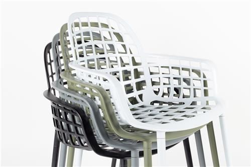 Sillón Albert Aluminio Recubrimiento Polvo, 82,5 Cm