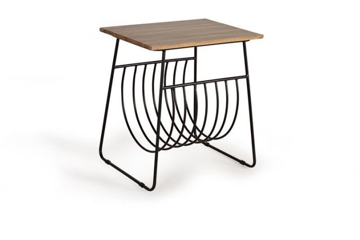 Mesa auxiliar industrial revistero