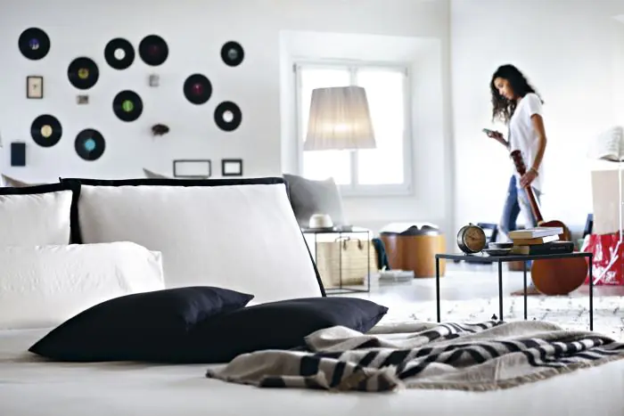 Cama So pop Crema, 150 Cm 