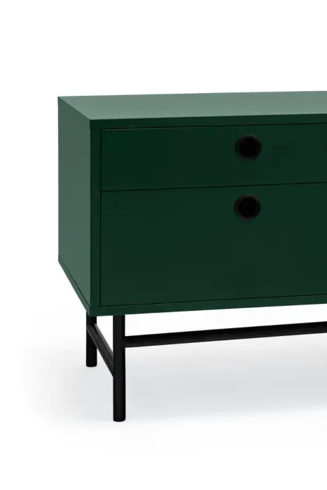 Mueble Tv Moderno Dm Lacado Metal ,180 Cm