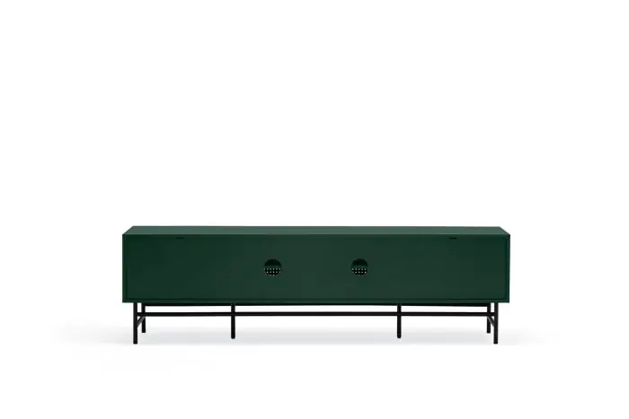 Mueble Tv Moderno Dm Lacado Metal ,180 Cm