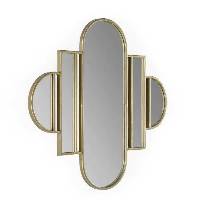 Espejo 84x3x80 Metal/Espejo -- Dorado