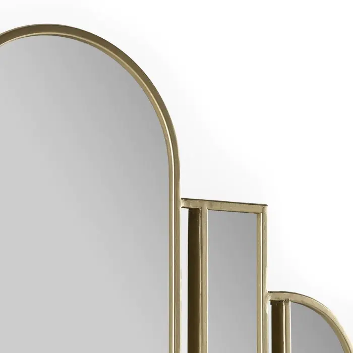 Espejo 84x3x80 Metal/Espejo -- Dorado