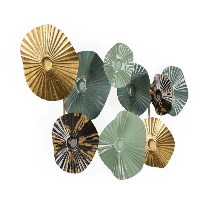Escultura 47x10x92 Metal -- Multicolor