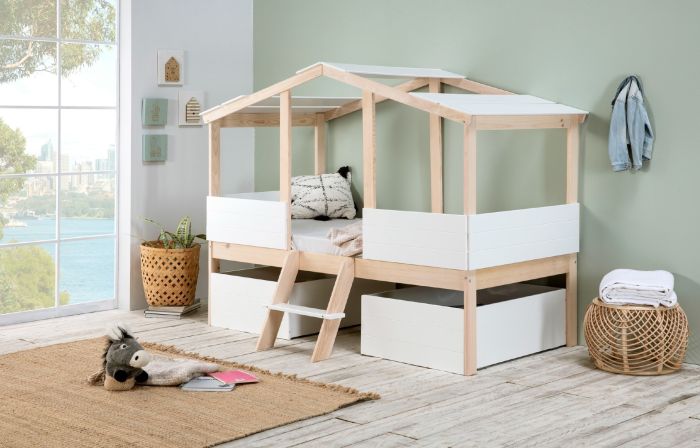 Cama Cabaña Dormitorio Juvenil Parma