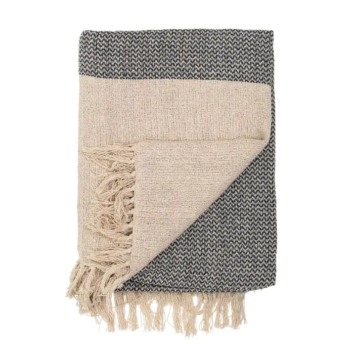 Manta Mate Estilo Nórdico Gris, 160 Cm