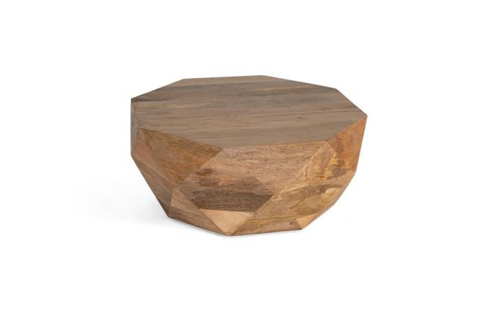 Mesa centro vintage madera mango natural