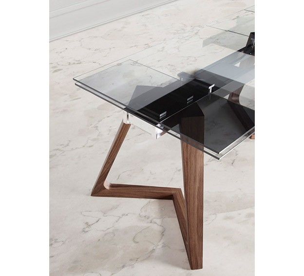 Mesa Extensible Nórdica Madera-porcelanico Ivalo