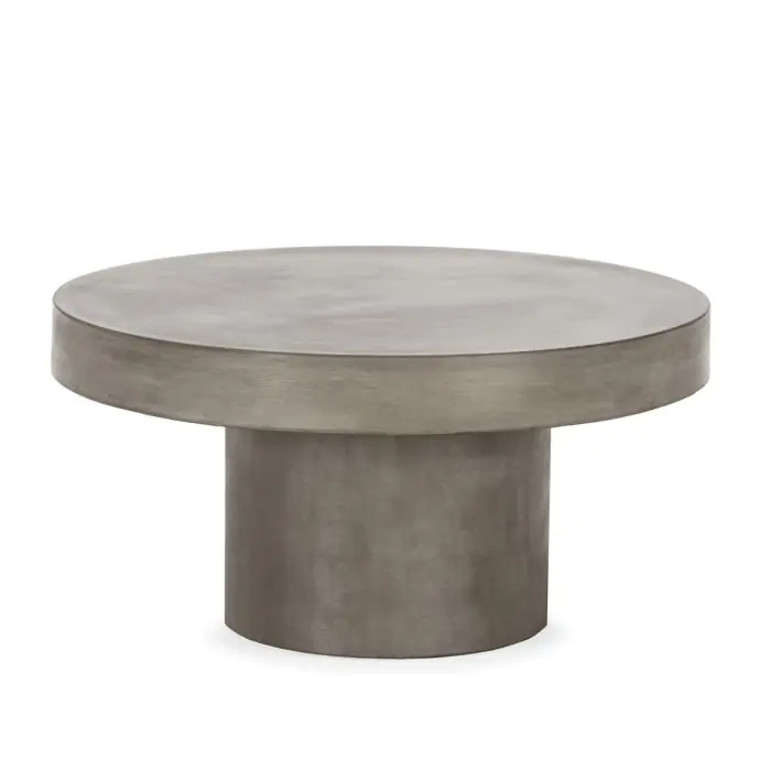 Mesa de Centro Moderna en Cemento gris antracita.