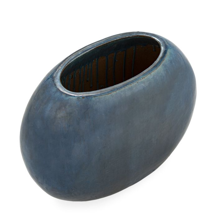 Floreros/Maceteros 46x21x35,5 Gres -- Azul Envejecido