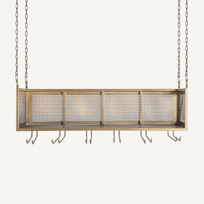 Mueble Bar Bretten Estilo Industrial-Vintage, 80 Cm