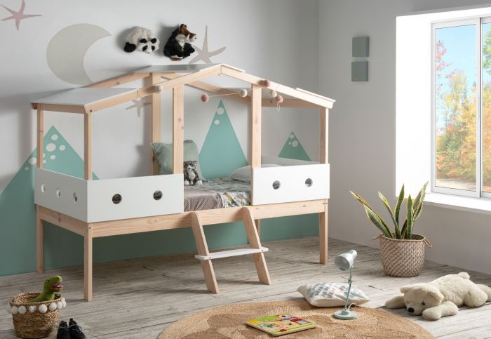 Cama Cabaña Dormitorio Juvenil Compte