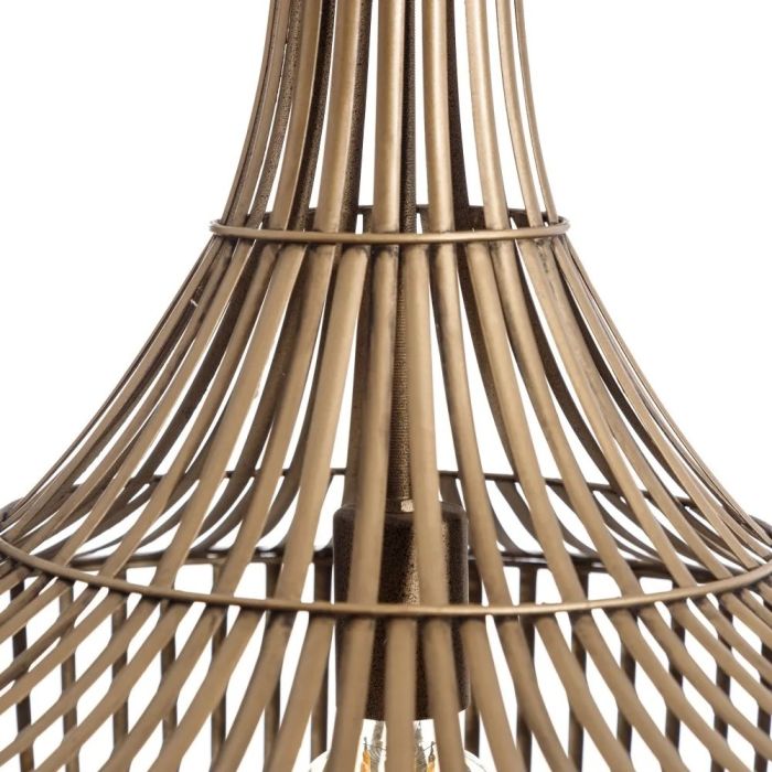 Lámpara De Techo Industrial Oro