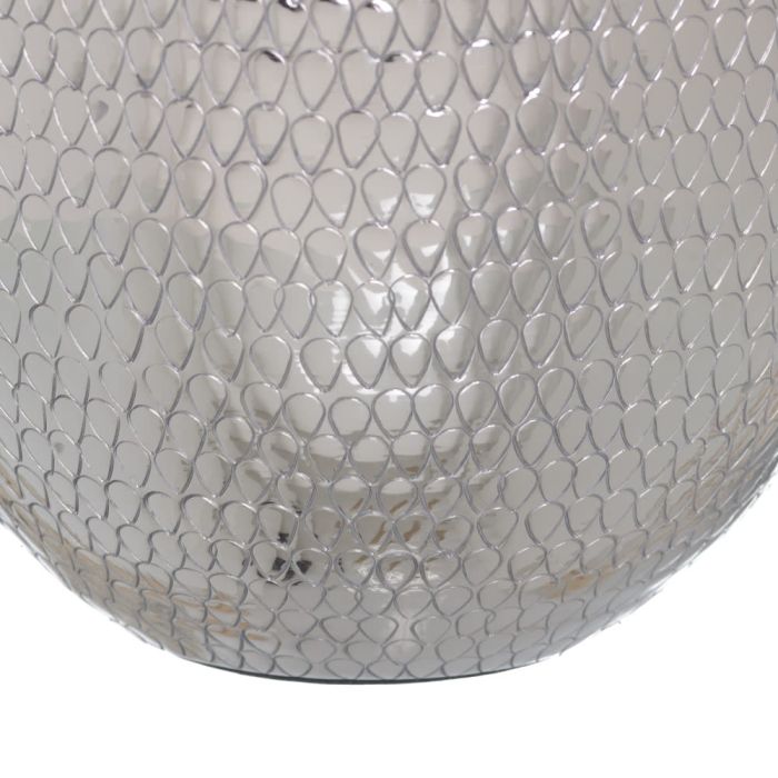 Lámpara De Sobremesa Decor Metal Plata