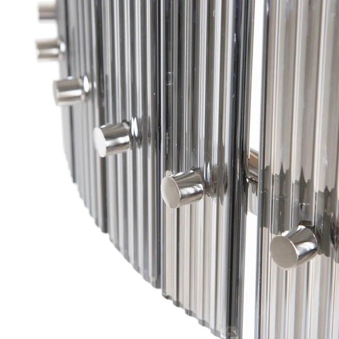Lámpara de Techo Cristal Metal, 39 Cm