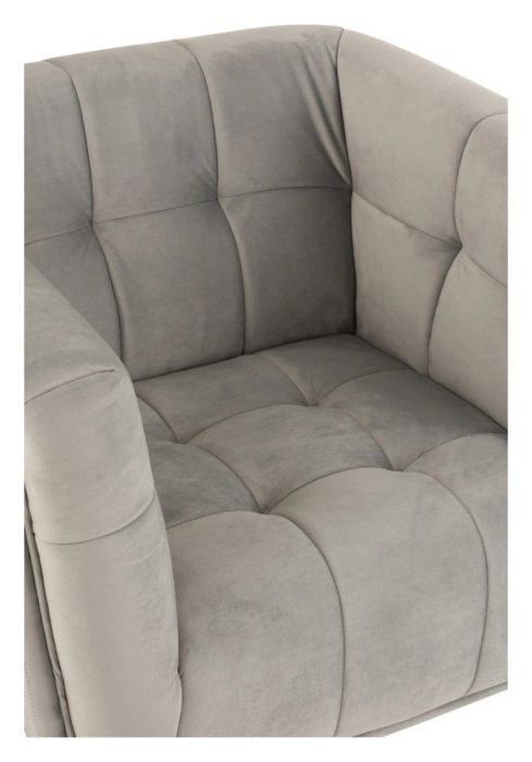 Sillón Lounge Moderno con Diseño VIntage Gris