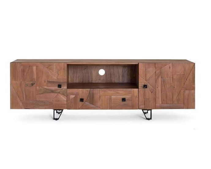 Mueble TV Colonial Estilo Vintage, 180 Cm
