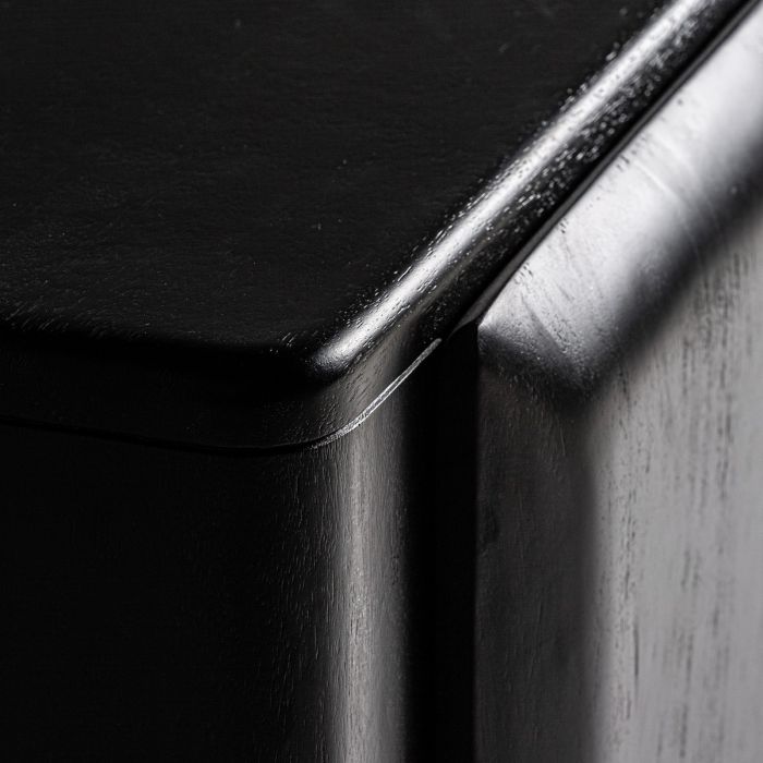 Mueble TV Madera Mango Color Negro, 161 Cm