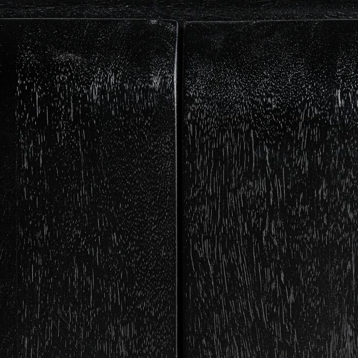 Mueble TV Madera Mango Color Negro, 161 Cm
