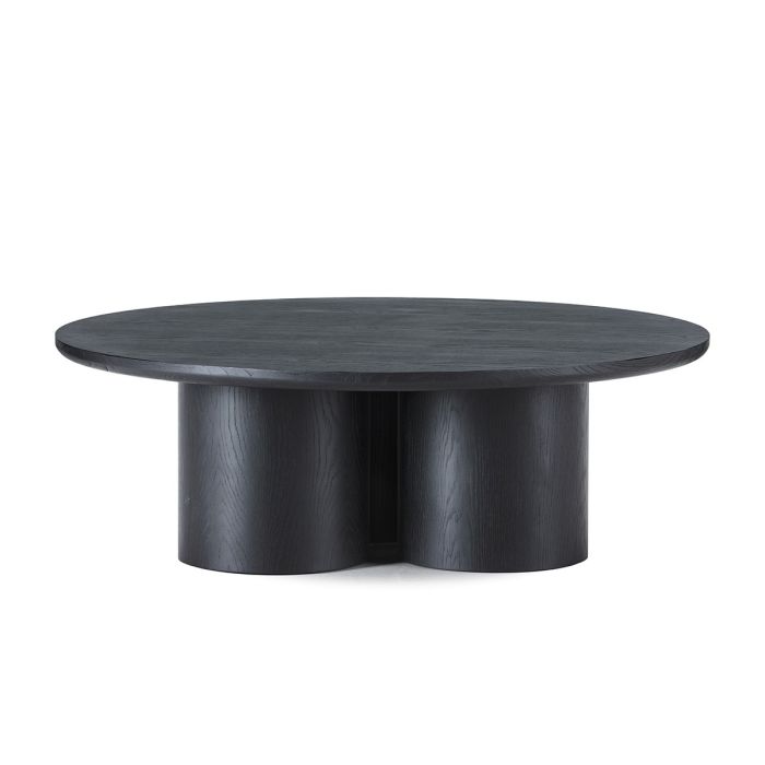 Mesa Centro Art Decó 120x120x40 Negro