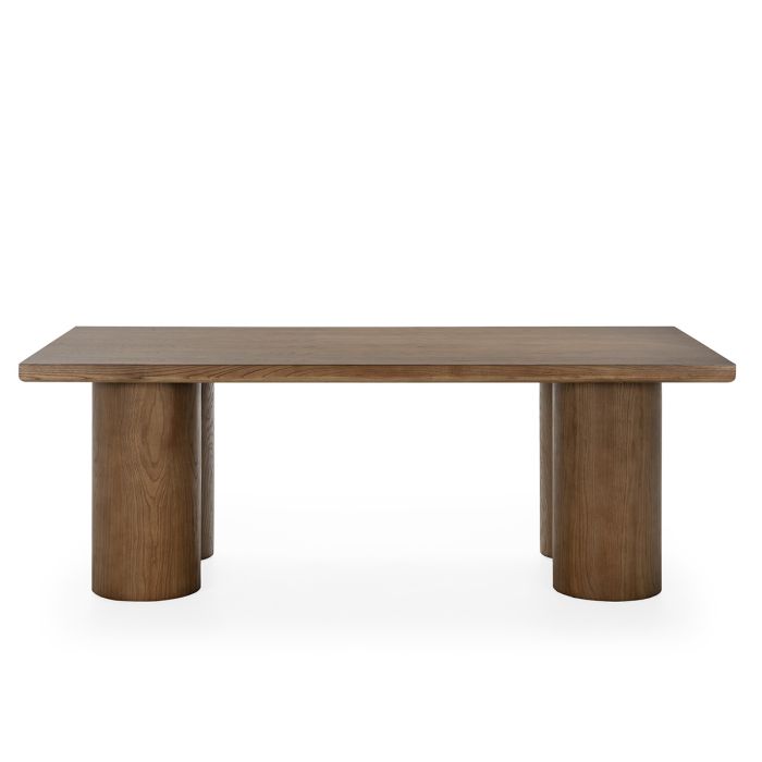 Mesa Comedor 220x110x76 Madera de Roble -- Natural