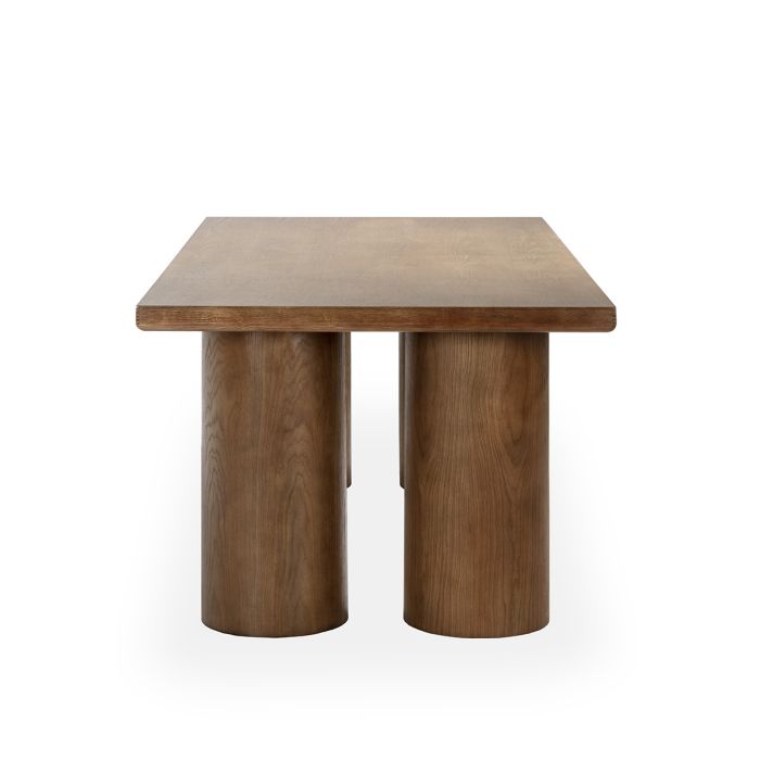 Mesa Comedor 220x110x76 Madera de Roble -- Natural